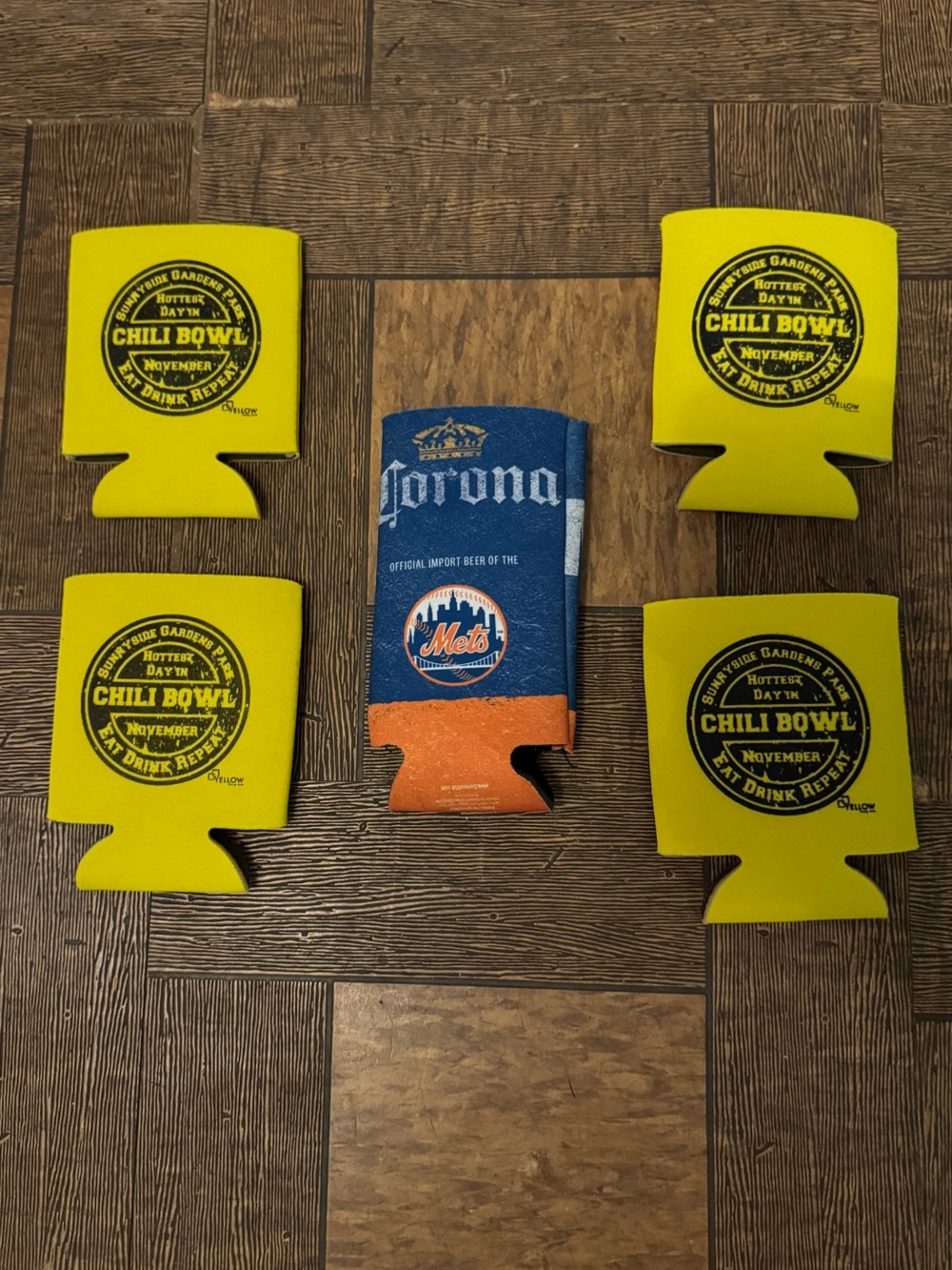 Corona New York Knicks Mets Koozie Nike Jordan 1 New Balance 2002R Adidas Samba